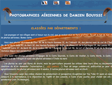 Tablet Screenshot of photo-aerienne-en-paramoteur.fr